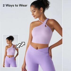Asymmetrical Activewear Top